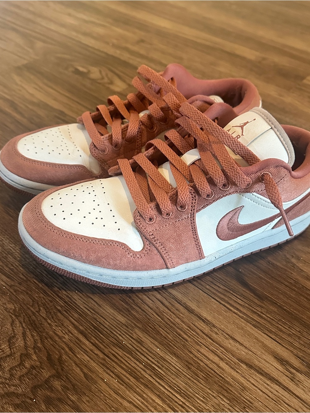 Wmns Jordan 1 Low SE Canvas “Sky Orange J” Size 9